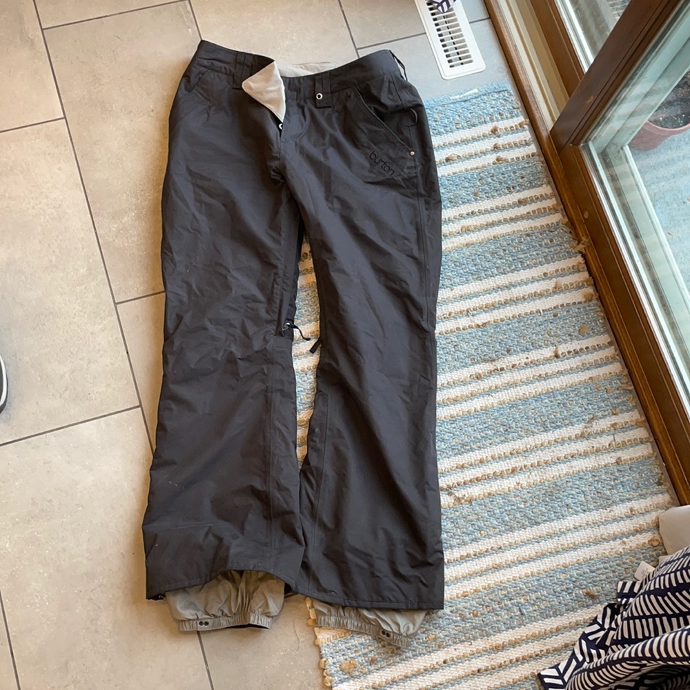 Burton snow pants, black, size large